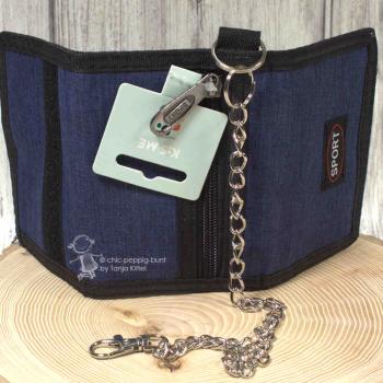 Portemonnaie unisex in blau