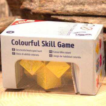 Geschicklichkeitsspiel Holz Balken gelb