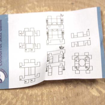 Geschicklichkeitsspiel Holz pink Balken