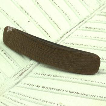große Haarspange aus dunklem Zebrano Holz