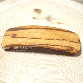 einzigartige Haarspange aus Zebrano Holz