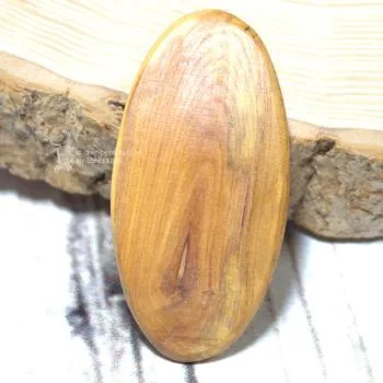 Holz Haarspange klein aus Pflaumenholz - haarspange holz haarklammer klein Pflaume oval