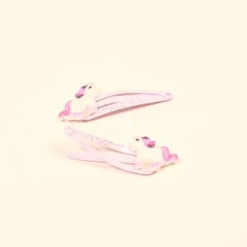 Magischer Einhorn-Frisier-Zauber: Haaraccessoires-Set in Geschenkbox - haarspange kinder einhorn haargummi ring set rosa box