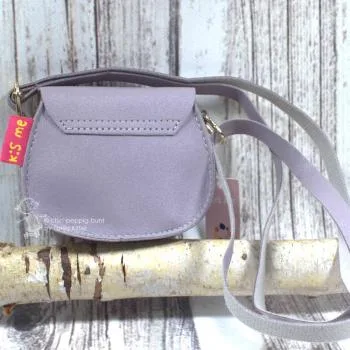 mini Handtasche graublau