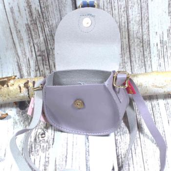 mini Handtasche für Kinder in graublau