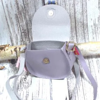 mini Handtasche für Kinder in graublau