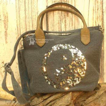 kleine Handtasche mit Yin&Yang