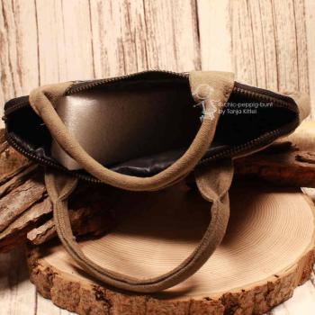 I-Pad-Mini Utensilientasche grau-braun Flagge