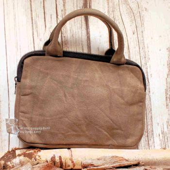 I-Pad-Mini Utensilientasche grau-braun Flagge Amerika