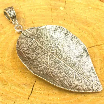Kettenanhänger XXL Blatt