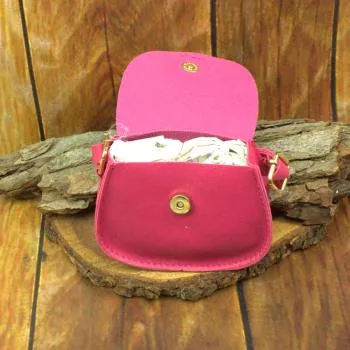 Kinder Umhängetasche mit Quasten in rosa