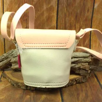 kleine Handtasche zweifarbig