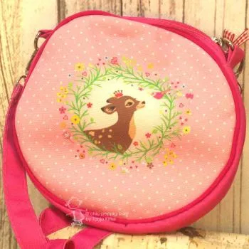 Kinderhandtasche rosa mit Bambi