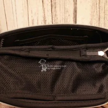 Kosmetiktasche Neopren VW T1 Bus rot - schwarz - kulturtasche bulli vw t1 bus volkswagen
