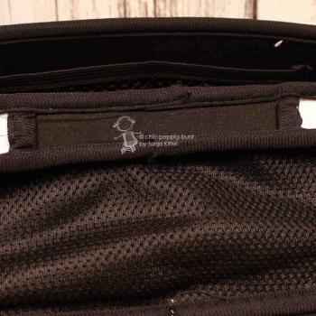 Kosmetiktasche Neopren VW T1 Bus blau - weiss