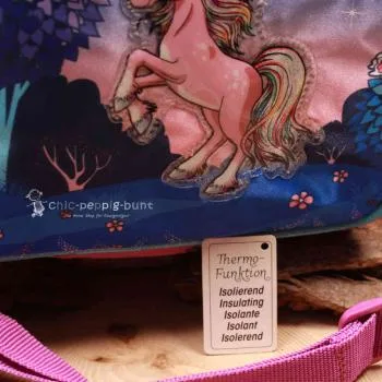 Kindertasche Thermofunktion - isolierend Einhorn lila - blau - kühltasche handtasche kinder einhorn rosa lila