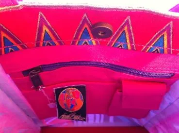 Große farbenfrohe Shopping Tasche - lb2021detail