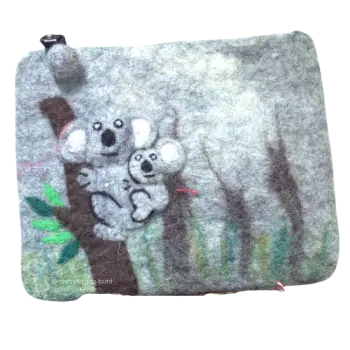 Mäppchen filz mit Motiv