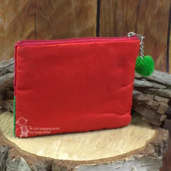 Mäppchen mit Melonen Motiv in pink