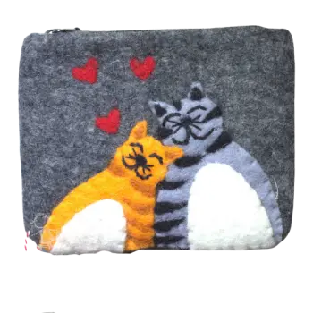 Mäppchen filz mit Motiv