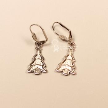 Ohrringe als Hänger Weihnachtsbaum grün