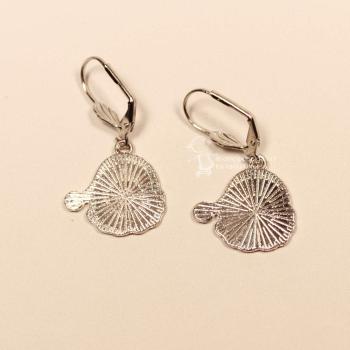 Ohrringe Nikolaus Kopf Weihnachtsschmuck rot -weiss