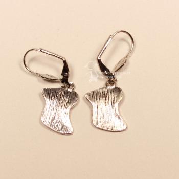 Ohrringe Weihnachten Nikolaus Socke versilbert emailliert