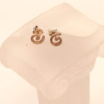 Kleine Spiral Ohrstecker Versilbert – Filigrane Mini Ohrringe