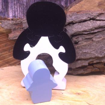 Pinguin mit Baby als Puzzle