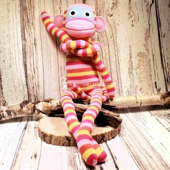 Sockenaffe groß in bunten Farben