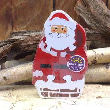 Holz Nikolaus als Puzzle
