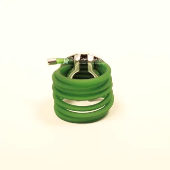 Damenring Eule PVC Schlauch hellgrün - ring damen eule kautschuk pvc band gruen