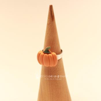 Ring Kürbis orange verstellbar