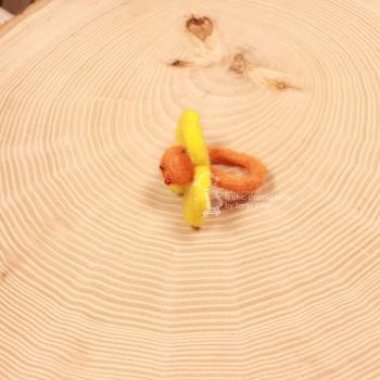 Kinderring Filz-Blume Gelb – Fröhlicher Fingerring für Mädchen