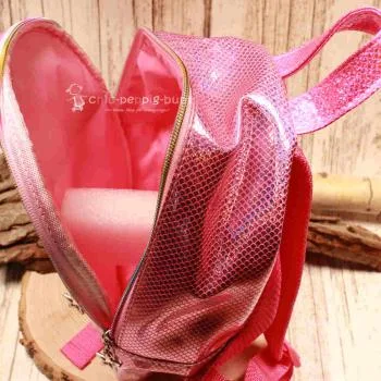 Rucksack Kinder rosa glitzer Schimmer PVC Einhorn - rucksack kinder rosa pvc polyester glaenzend arcadian einhorn