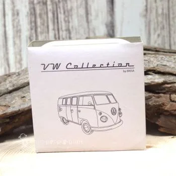 VW T1 Bus Schlüsselanhänger / Taschenbaumler rot - schluesselanhaenger vw t1 bus geschenkbox blech
