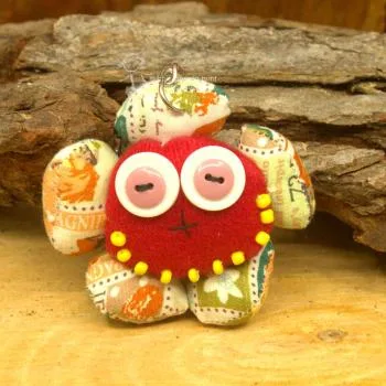 Monster Schlüsselanhänger bunt