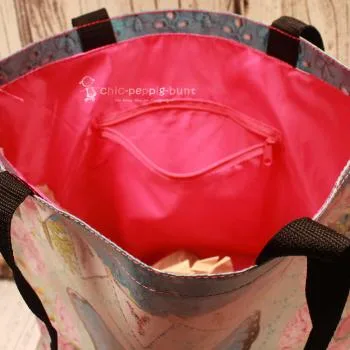 Shoppertasche gross Kunstleder mit Schmetterling türkis - shopper tasche gross kunstleder schmetterling tuerkis blumen