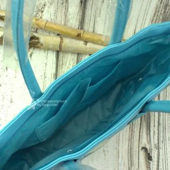 Grosse Shoppertasche in blau