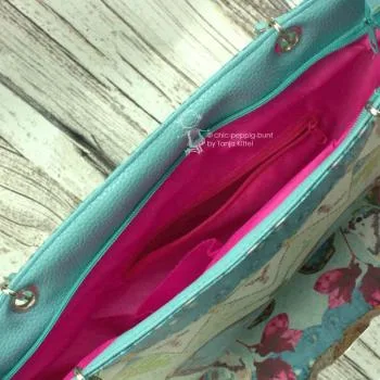 Grosse blaue Shoppertasche