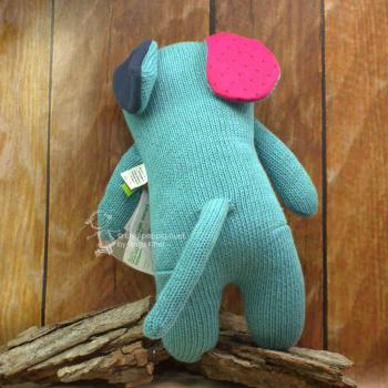 Kuscheltier gestrickter Hund mit Schlappohren