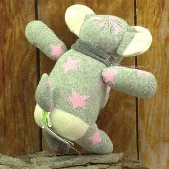 graues Stoffier als Elefant