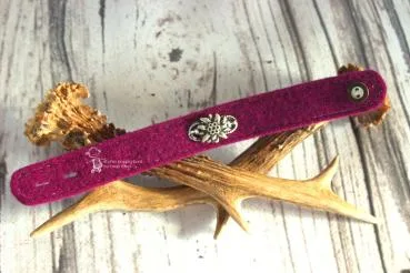 Edelweiß Metall-Armband Tracht