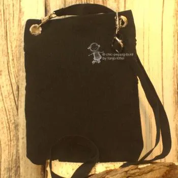 kleine Handtasche aus Stoff