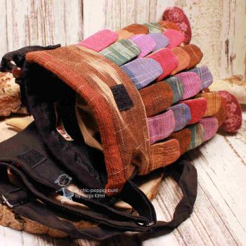 Umhängetasche Eule in Erdtönen