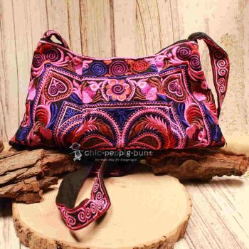 Umhängetasche Stoff pink Indiastyle