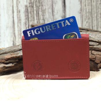 Visitenkartenetui in dunkelblauen leder