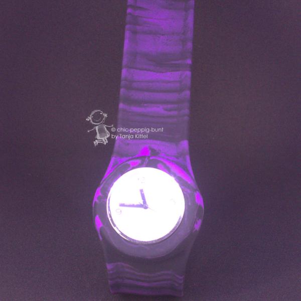 Armbanduhr Slappstixx Silikon lila Armbanduhr Slappstixx Silikon lila