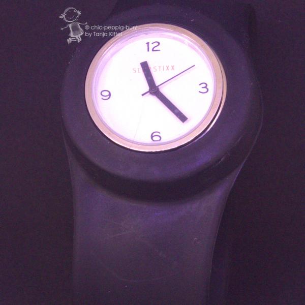 Armbanduhr Slappstixx Silikon schwarz