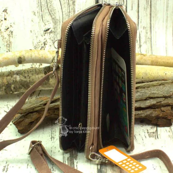 kleine Handtasche mit Handyfach